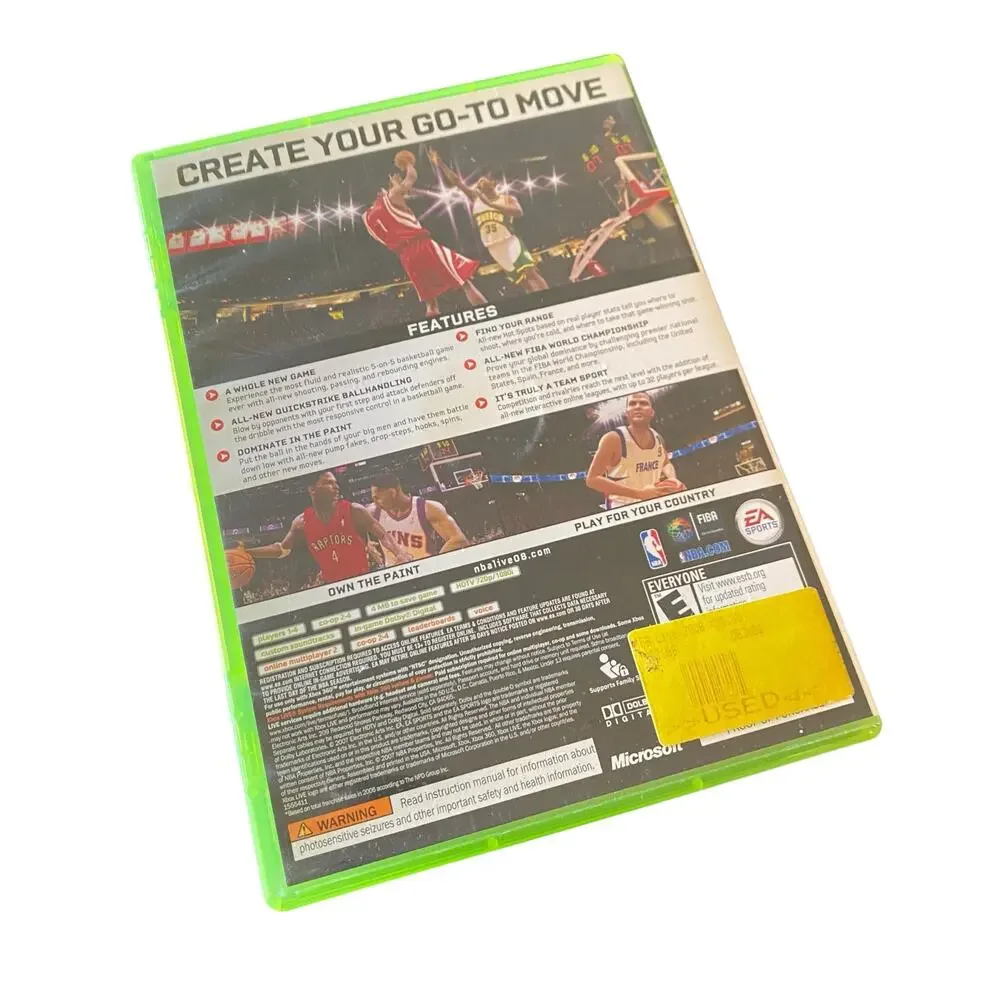 XBOX 360 Game - NBA Live 08